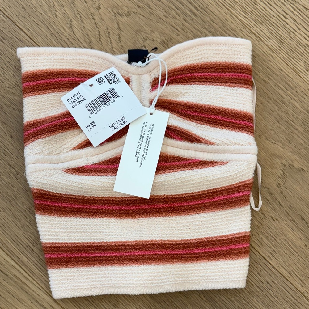 Tube top strapless top